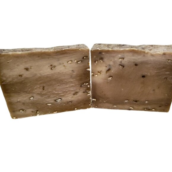 Oatmeal Milk and Honey Bar Soap - Handmade Cold-Pressed Bar Soap - Picture 1 of 3